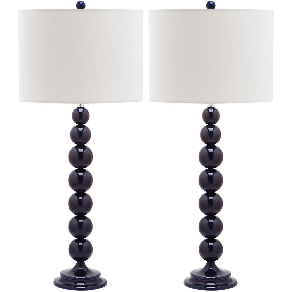 JENNA 31.5-INCH H STACKED BALL LAMP, LIT4090B-SET2. Picture 1