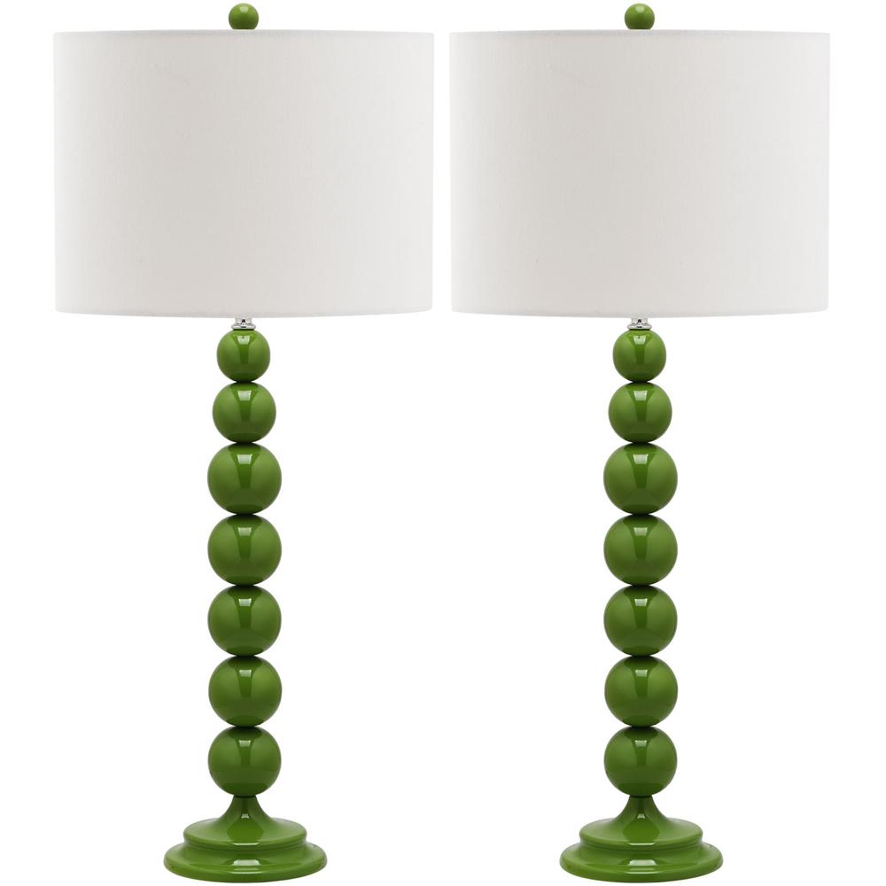 JENNA 31.5-INCH H STACKED BALL LAMP, LIT4090G-SET2. Picture 1