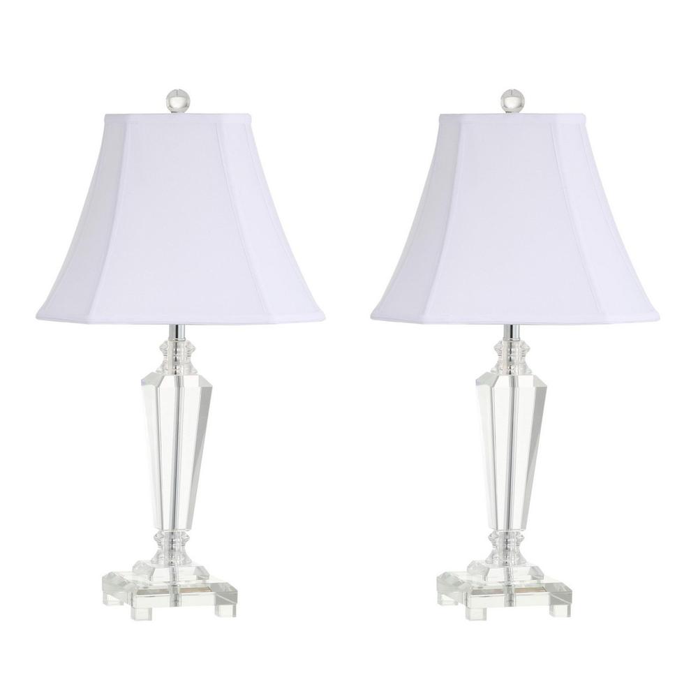 LILLY 24.5-INCH H CRYSTAL TABLE LAMP, LIT4103B-SET2. Picture 1