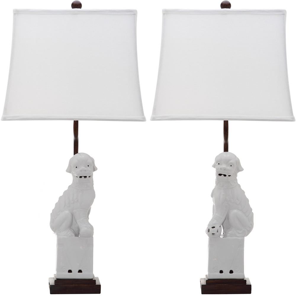 FOO 28.5-INCH H DOG TABLE LAMP, LIT4137B-SET2. Picture 1