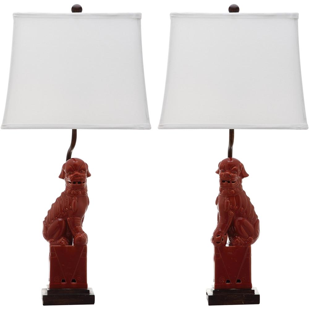 FOO 28.5-INCH H DOG TABLE LAMP, LIT4137D-SET2. Picture 1