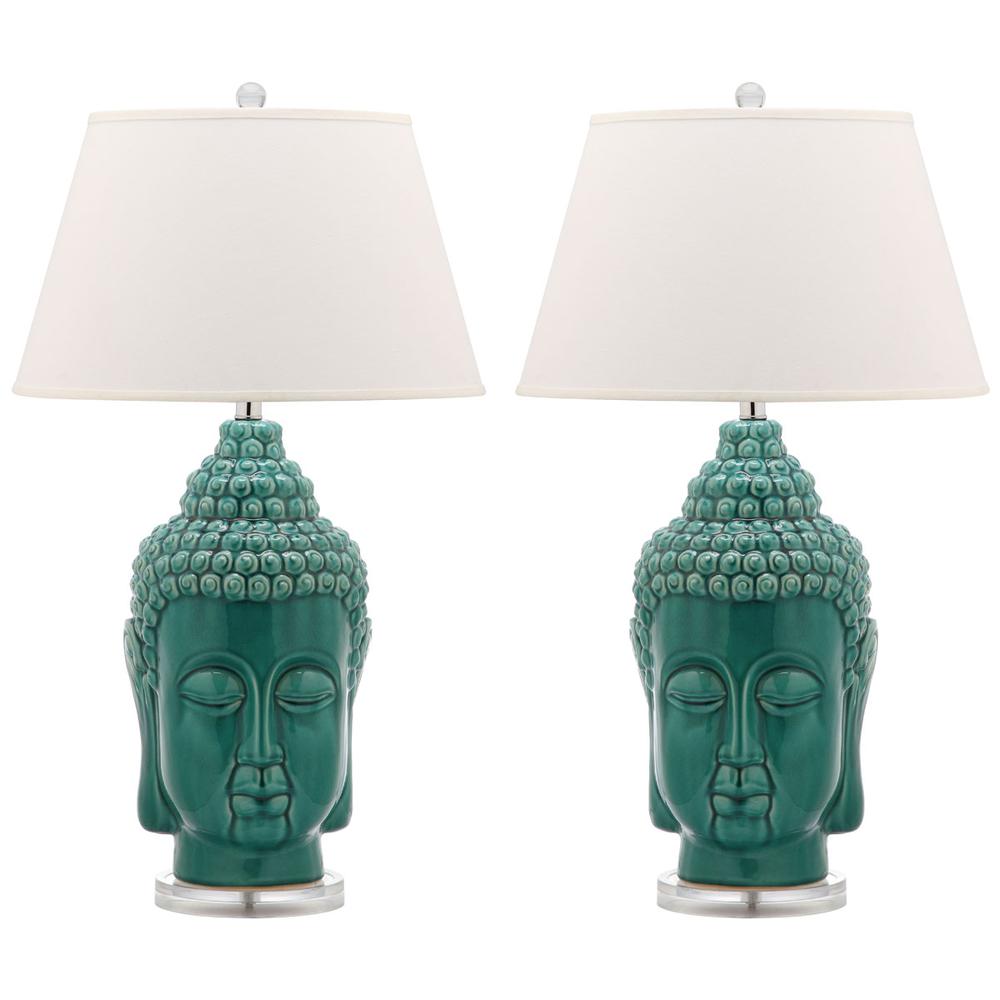SERENITY 31-INCH H BUDDHA TABLE LAMP, LIT4162B-SET2. Picture 1