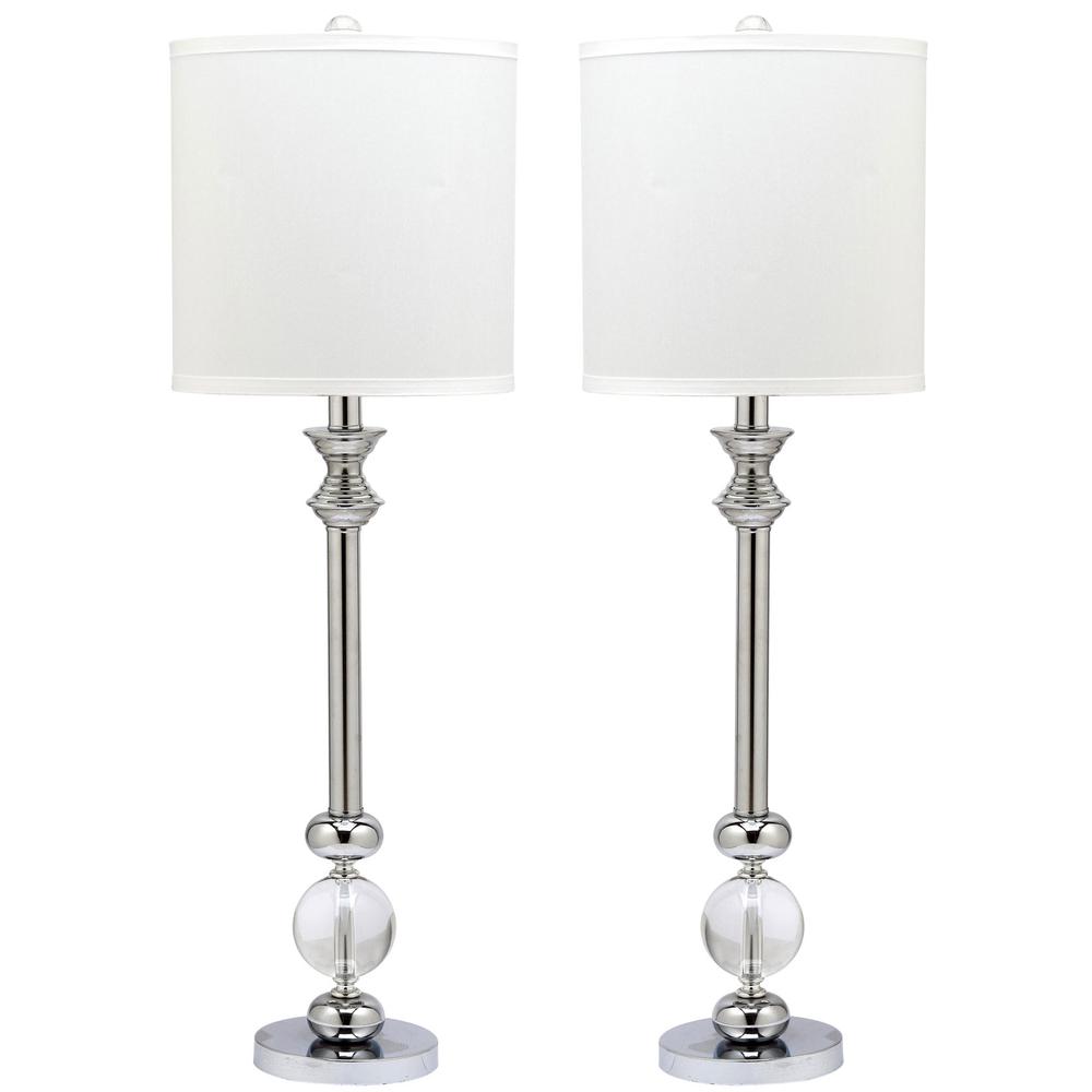 ERICA 31-INCH H CRYSTAL CANDLESTICK LAMP. Picture 1