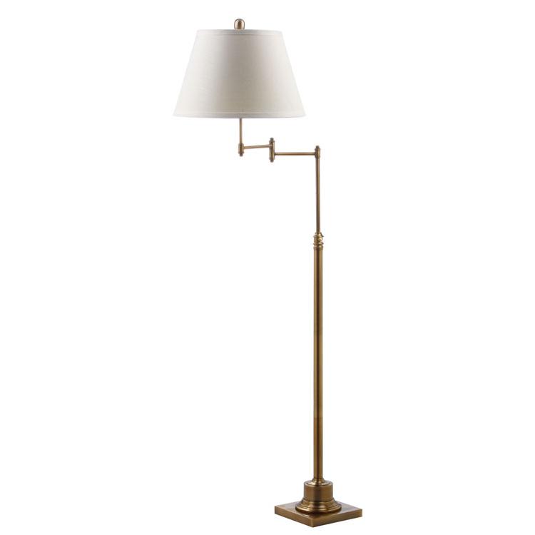 INGRAM 68.5 -INCH H ADJUSTABLE SWIVEL FLOOR LAMP. Picture 1