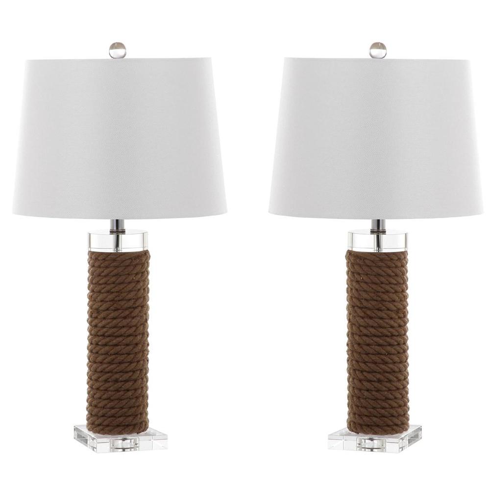 BOYD 26.5-INCH H  ROPE TABLE LAMP. Picture 1