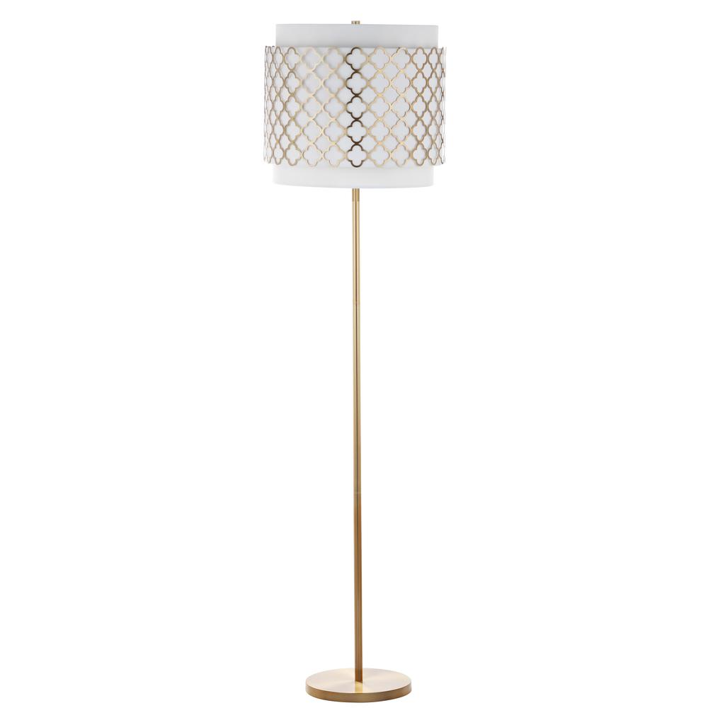 Priscilla 61.5-Inch H Floor Lamp, Gold. Picture 2