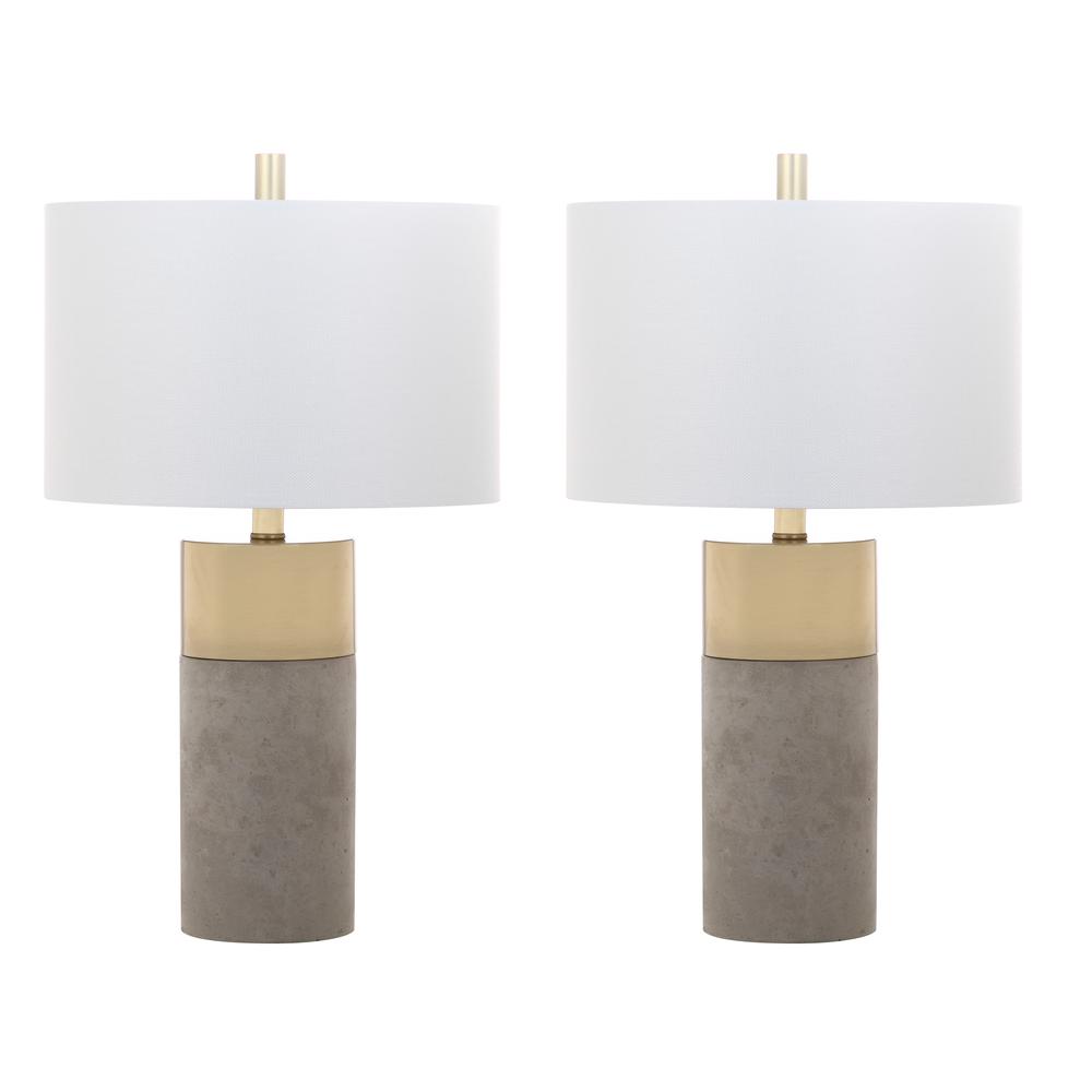 Oliver Table Lamp, Grey (Set of 2). Picture 3