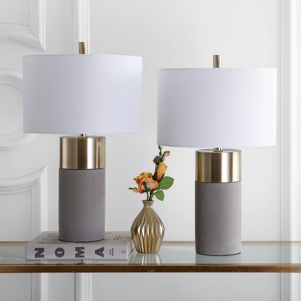 Oliver Table Lamp, Grey (Set of 2). The main picture.