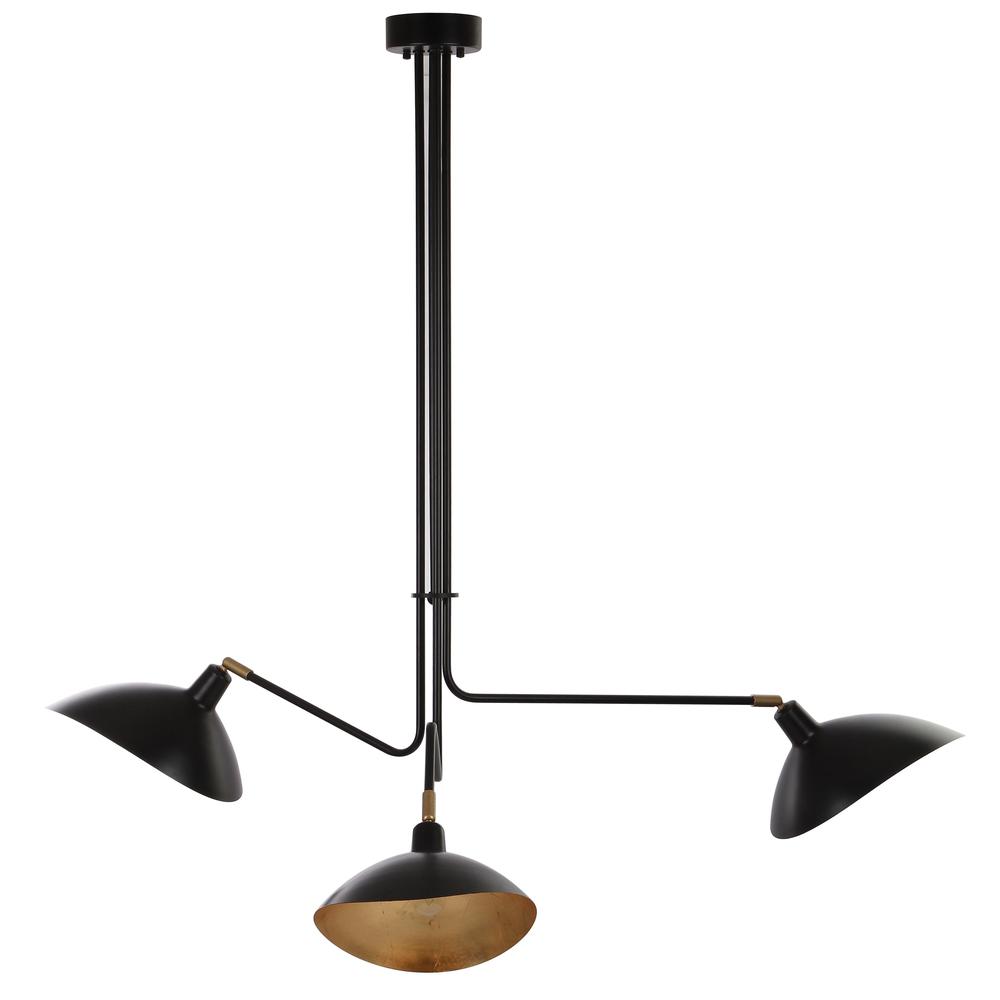 Lewis Metal Pendant Lamp, Black. Picture 2