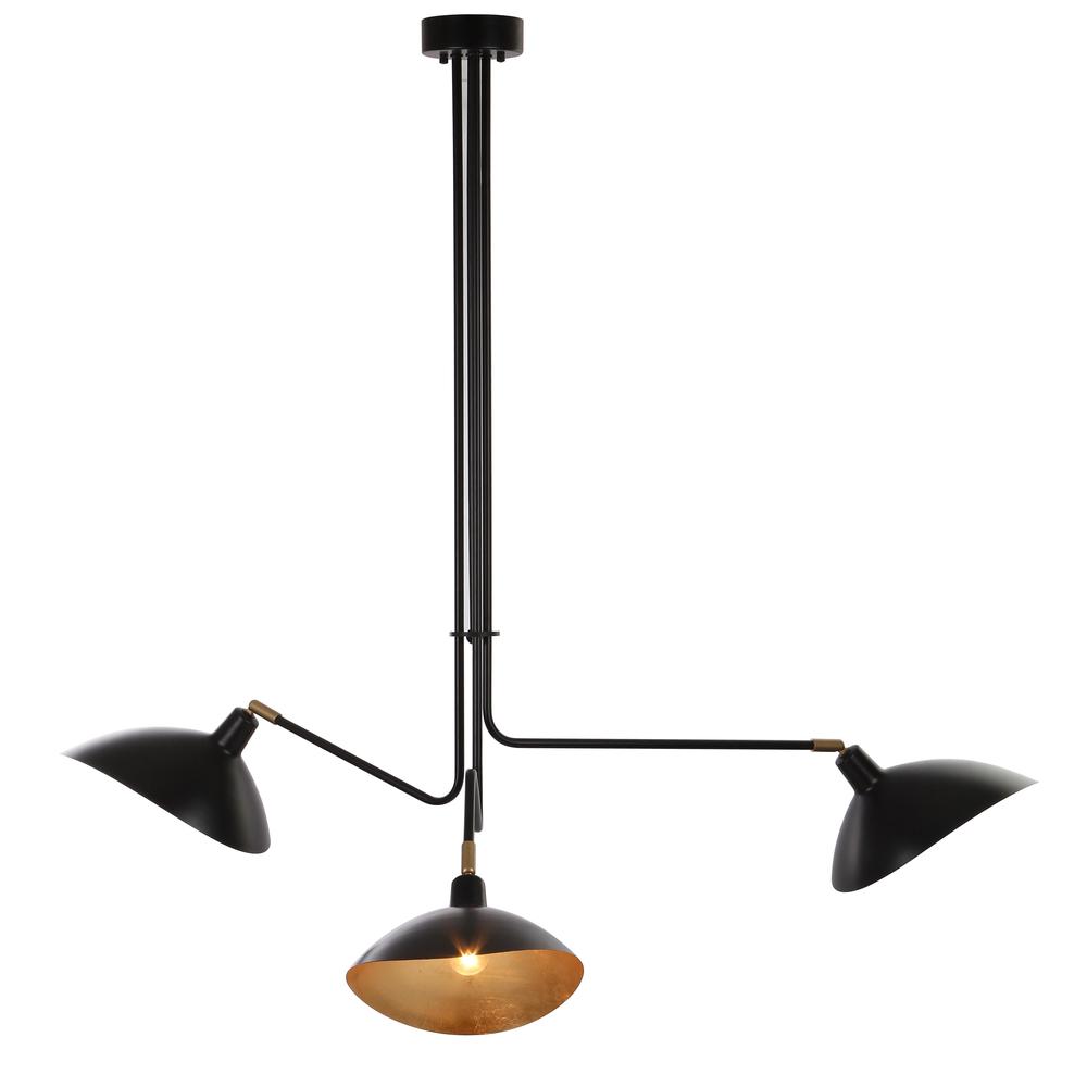 Lewis Metal Pendant Lamp, Black. Picture 4