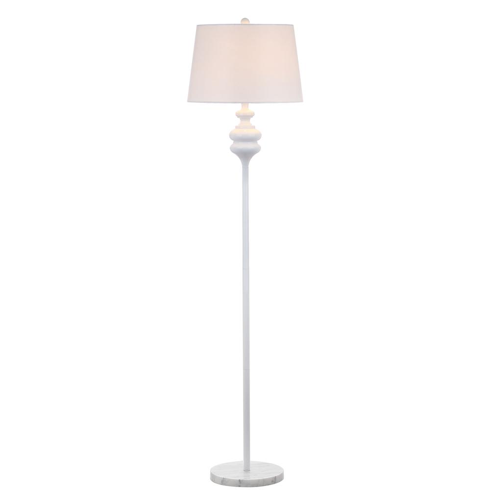Torc 67.5-Inch H Floor Lamp, White. Picture 5