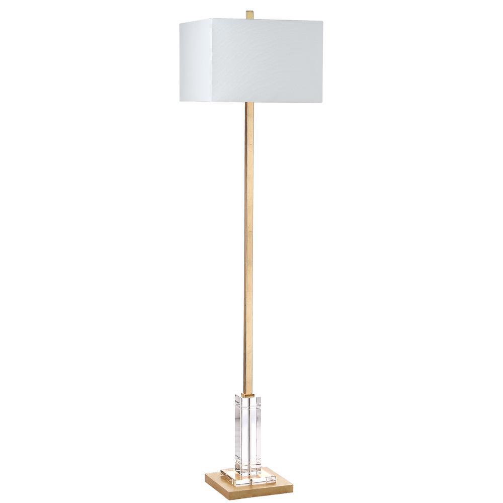 Talon 68-Inch H Floor Lamp, Gold/Clear. Picture 3