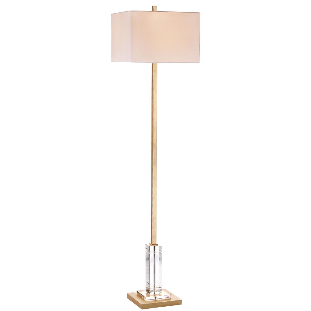 Talon 68-Inch H Floor Lamp, Gold/Clear. Picture 5