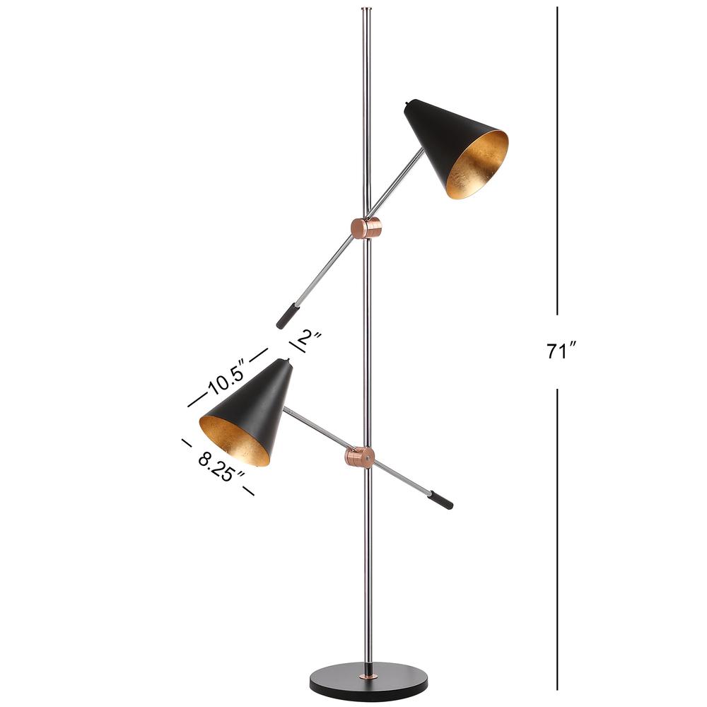 Reed 71-Inch H Floor Lamp, Black. The main picture.