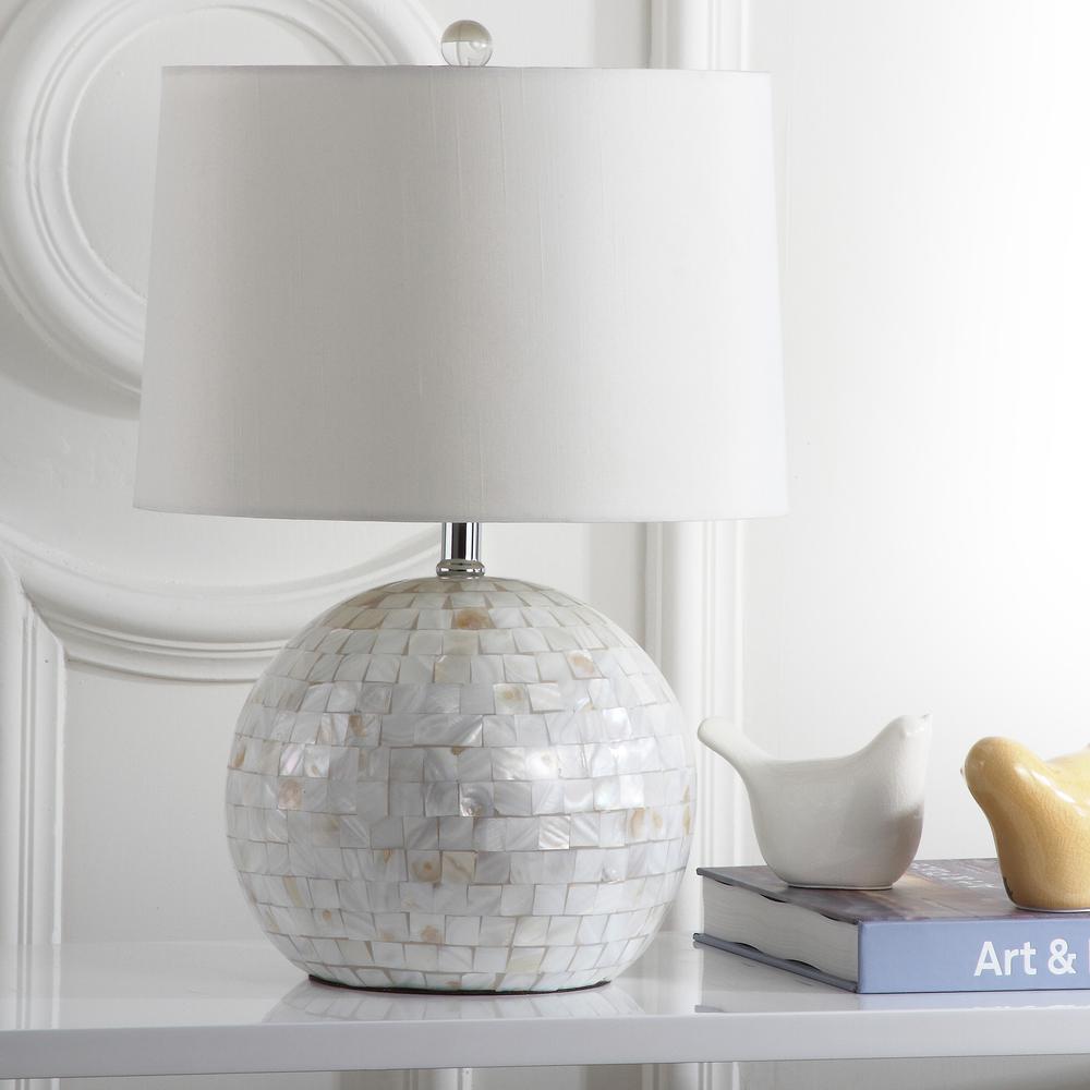 NIKKI 21-INCH H SHELL TABLE LAMP. Picture 4