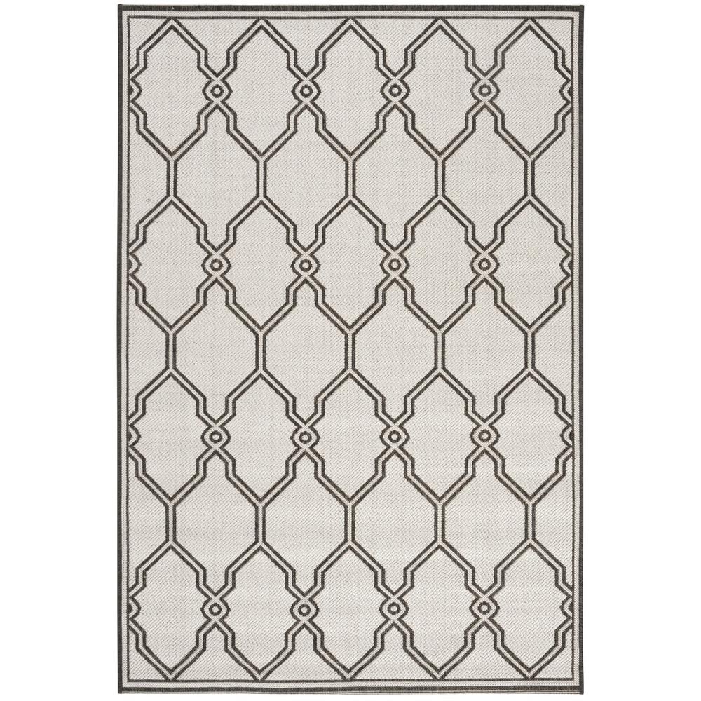 LINDEN 100, LIGHT GREY / CHARCOAL, 4' X 6', Area Rug, LND124A-4. Picture 1