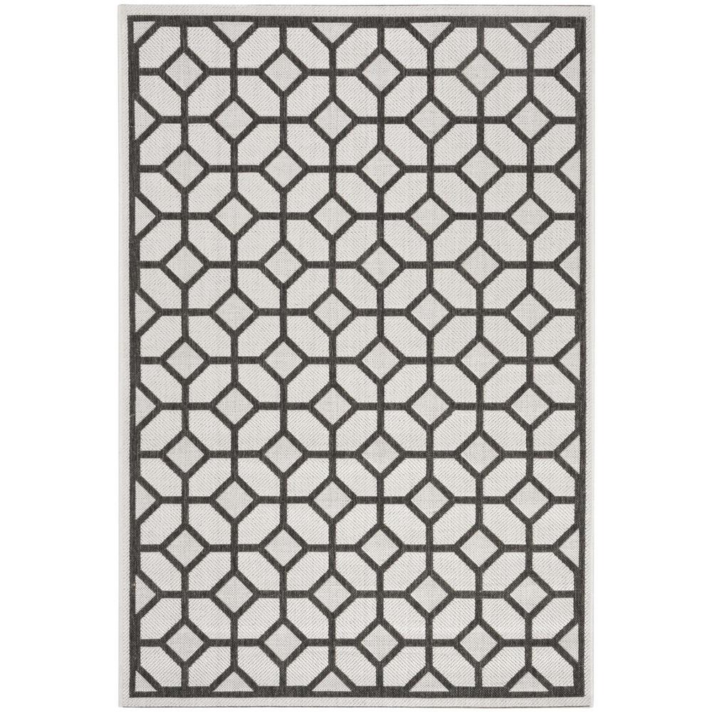 LINDEN 100, LIGHT GREY / CHARCOAL, 4' X 6', Area Rug, LND127A-4. Picture 1