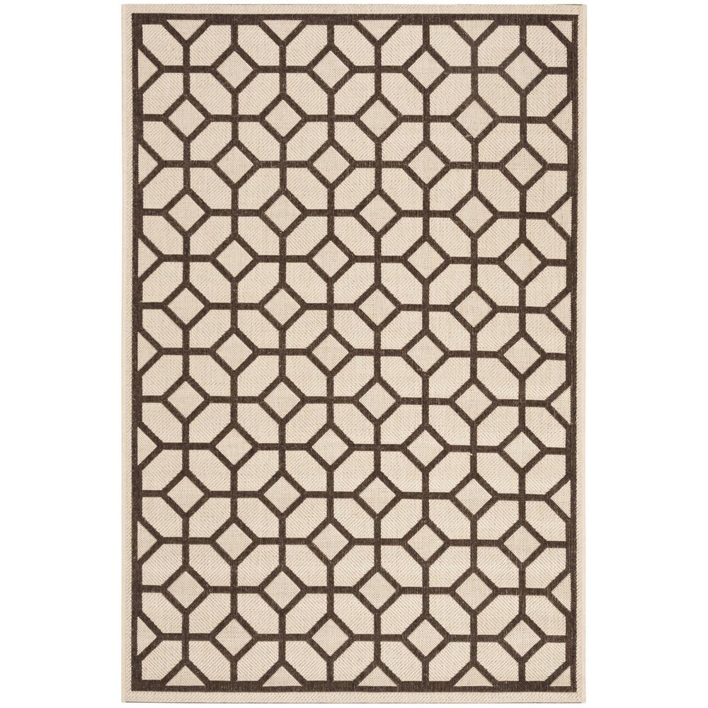 LINDEN 100, NATURAL / BROWN, 4' X 6', Area Rug, LND127B-4. Picture 1