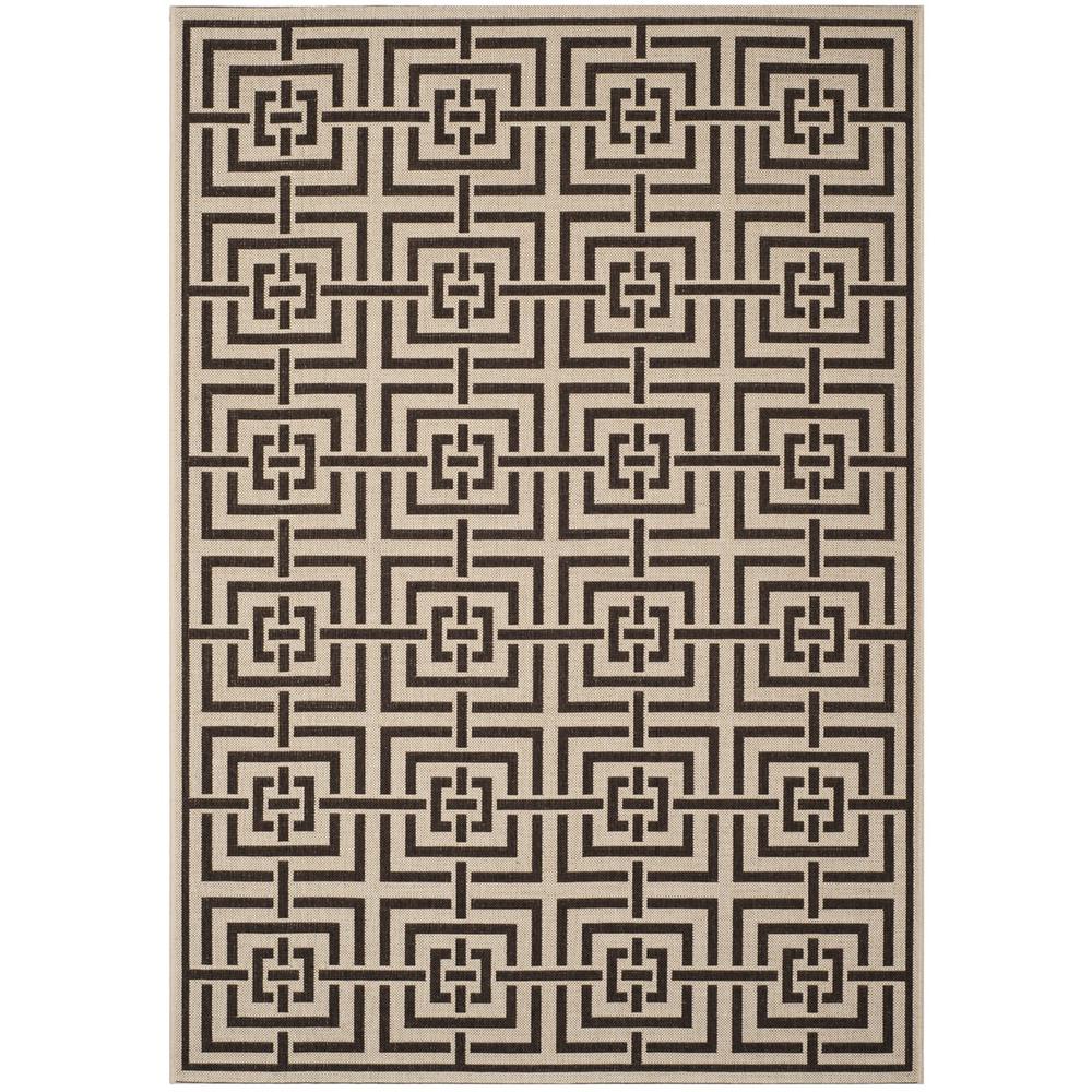LINDEN 100, NATURAL / BROWN, 5'-1" X 7'-6", Area Rug, LND128B-5. The main picture.