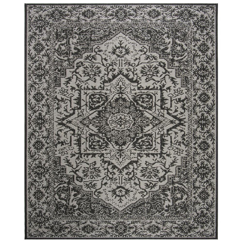 LINDEN 100, LIGHT GREY / CHARCOAL, 8' X 10', Area Rug, LND139A-8. Picture 1