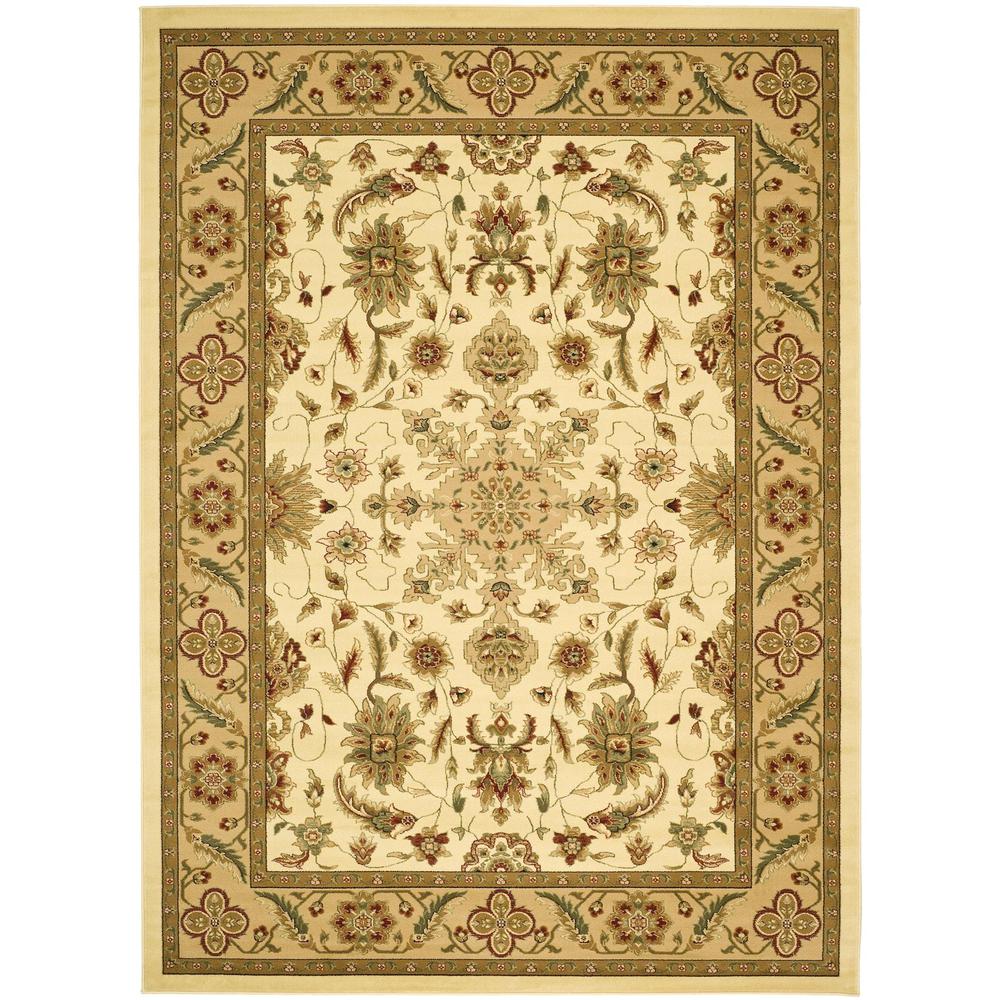 LYNDHURST, IVORY / TAN, 8' X 11', Area Rug. Picture 1