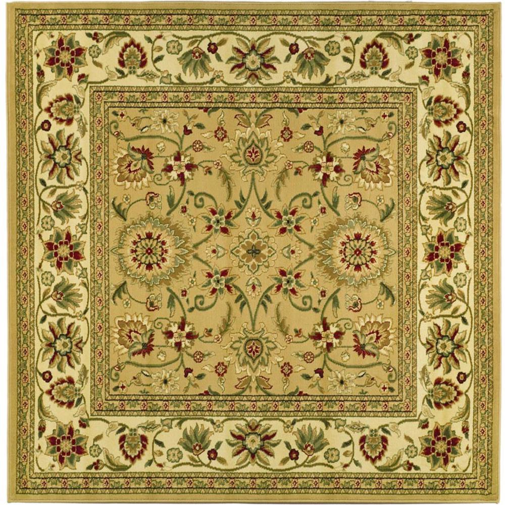 LYNDHURST, BEIGE / IVORY, 6' X 6' Square, Area Rug. Picture 1