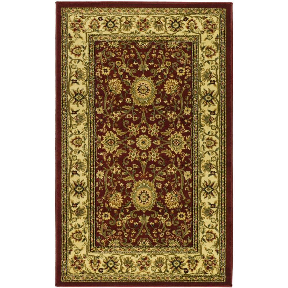 LYNDHURST, RED / IVORY, 3'-3" X 5'-3", Area Rug, LNH212F-3. Picture 1
