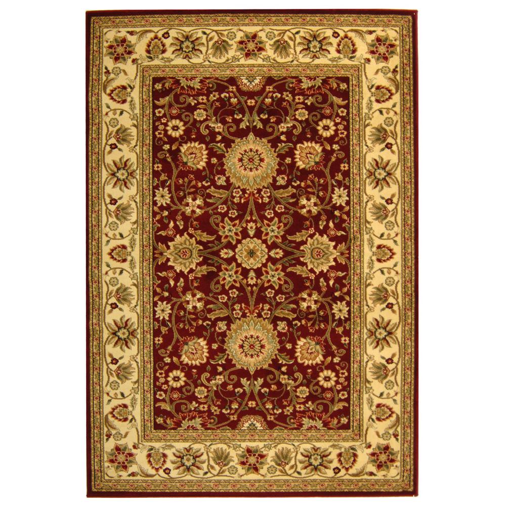 LYNDHURST, RED / IVORY, 4' X 6', Area Rug, LNH212F-4. Picture 1
