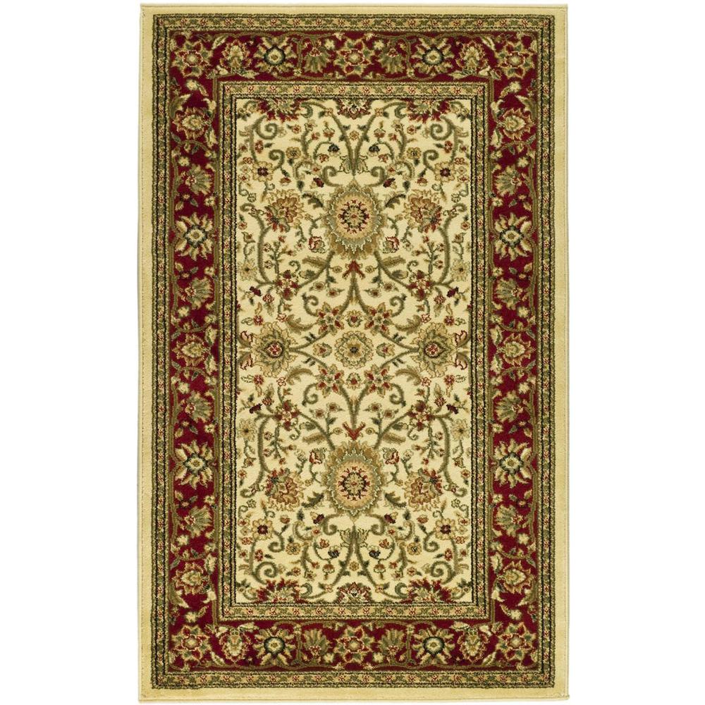 LYNDHURST, IVORY / RED, 3'-3" X 5'-3", Area Rug, LNH212K-3. Picture 1