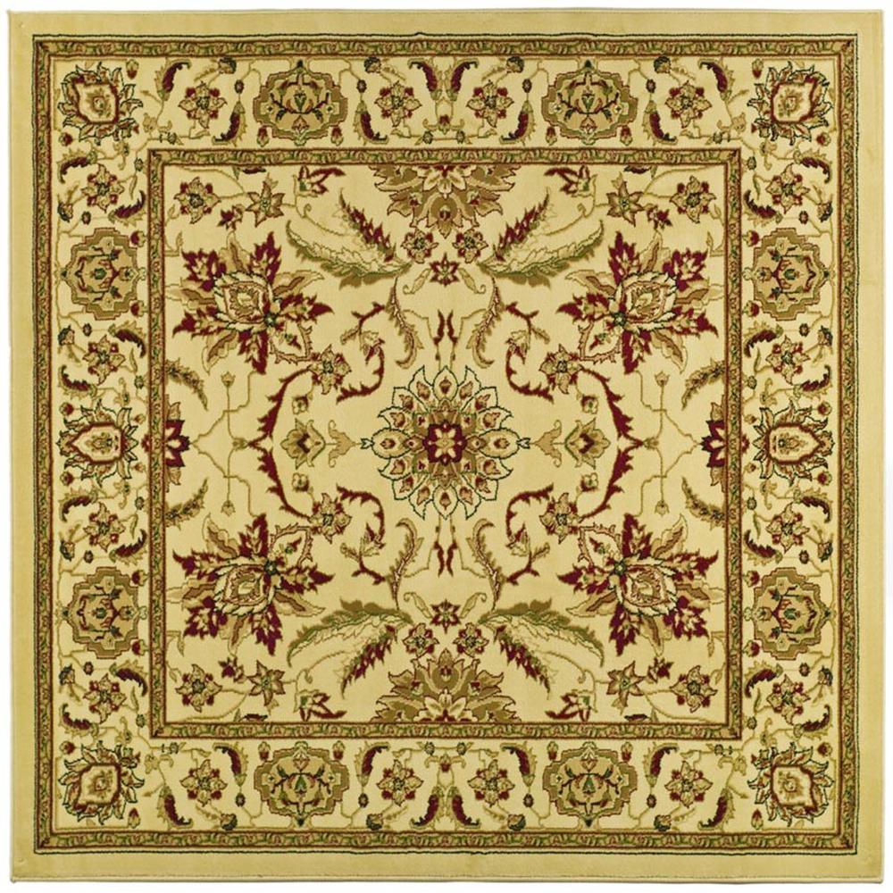 LYNDHURST, IVORY / IVORY, 6' X 6' Square, Area Rug, LNH216A-6SQ. Picture 1