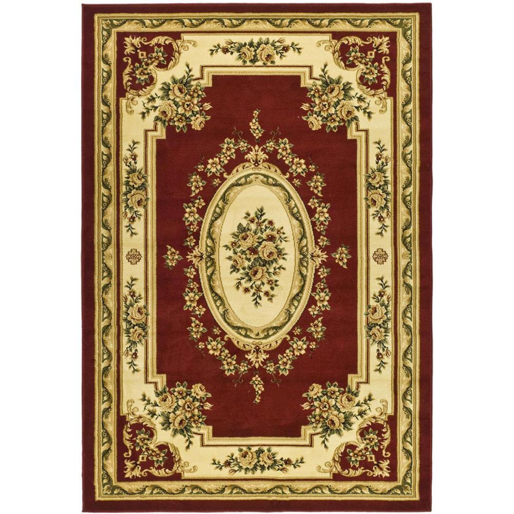 LYNDHURST, RED / IVORY, 4' X 6', Area Rug, LNH218C-4. Picture 1