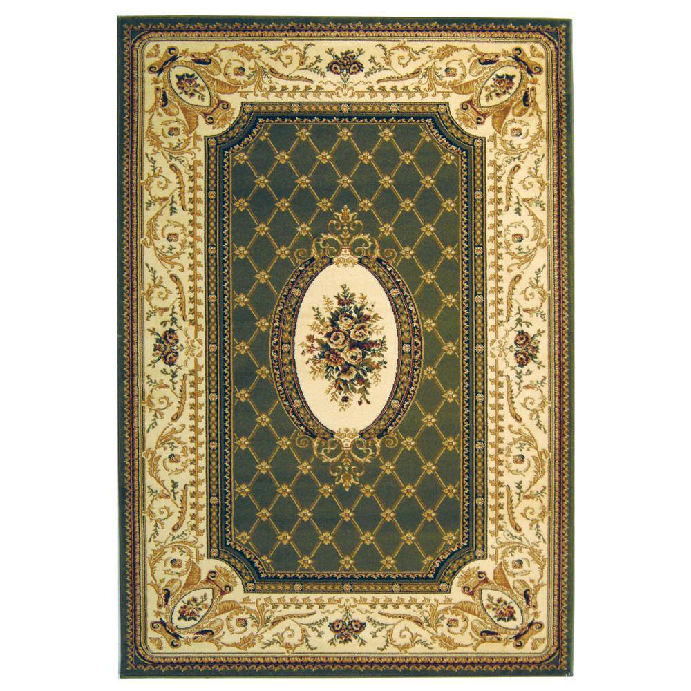 LYNDHURST, SAGE / IVORY, 8' X 11', Area Rug, LNH223A-8. Picture 1