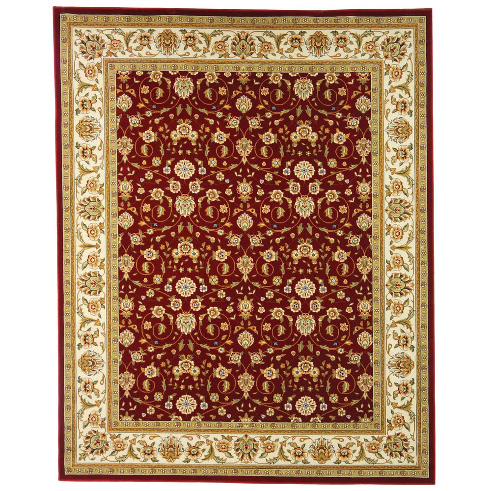 LYNDHURST, RED / IVORY, 9' X 12', Area Rug, LNH312A-9. Picture 1