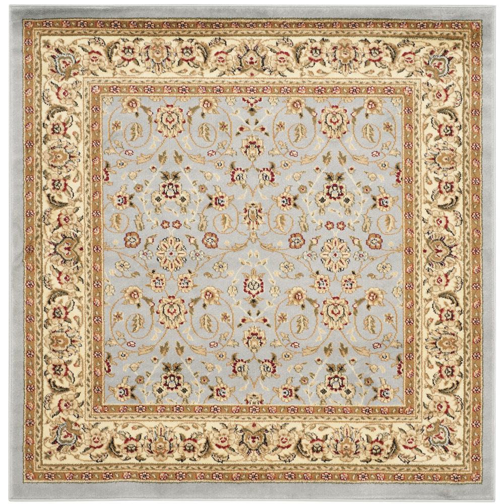 LYNDHURST, LIGHT BLUE / IVORY, 5' X 5' Square, Area Rug. Picture 1