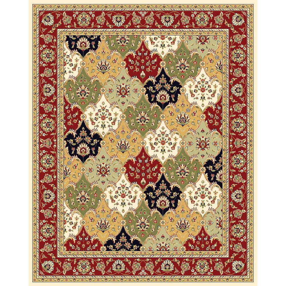 LYNDHURST, MULTI / RED, 2'-3" X 8', Area Rug, LNH320A-28. Picture 1