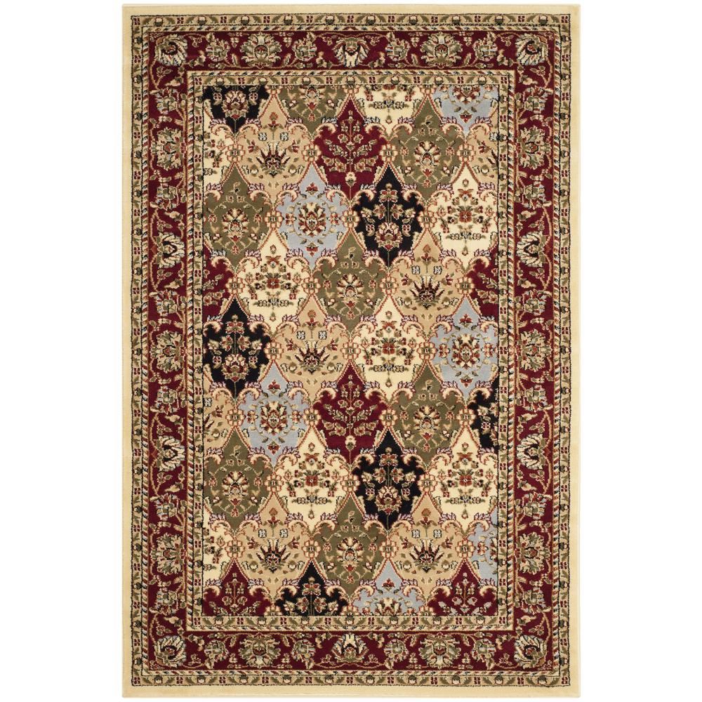 LYNDHURST, MULTI / RED, 3'-3" X 5'-3", Area Rug, LNH320A-3. Picture 1