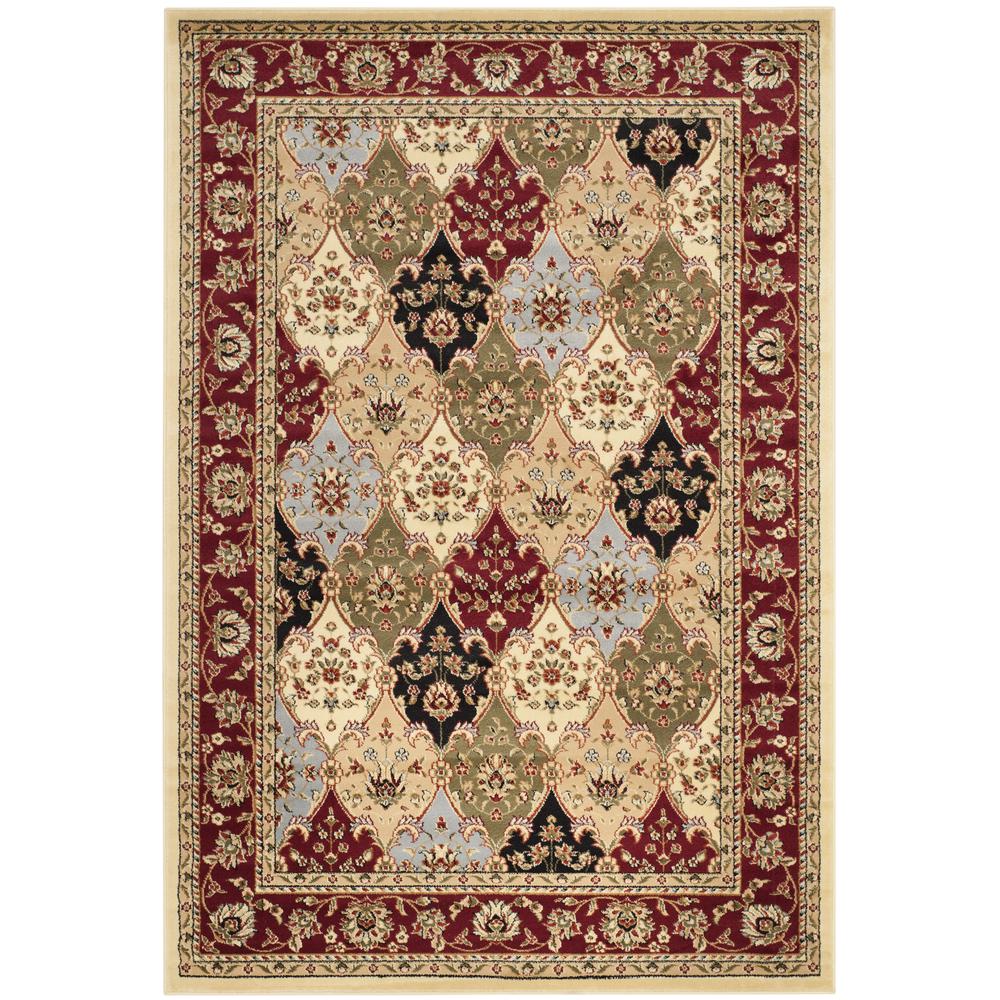 LYNDHURST, MULTI / RED, 5'-3" X 7'-6", Area Rug, LNH320A-5. Picture 3