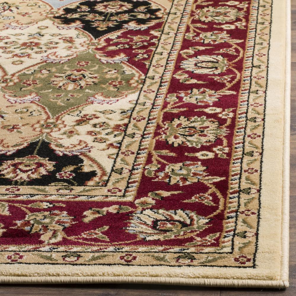 LYNDHURST, MULTI / RED, 5'-3" X 7'-6", Area Rug, LNH320A-5. Picture 2