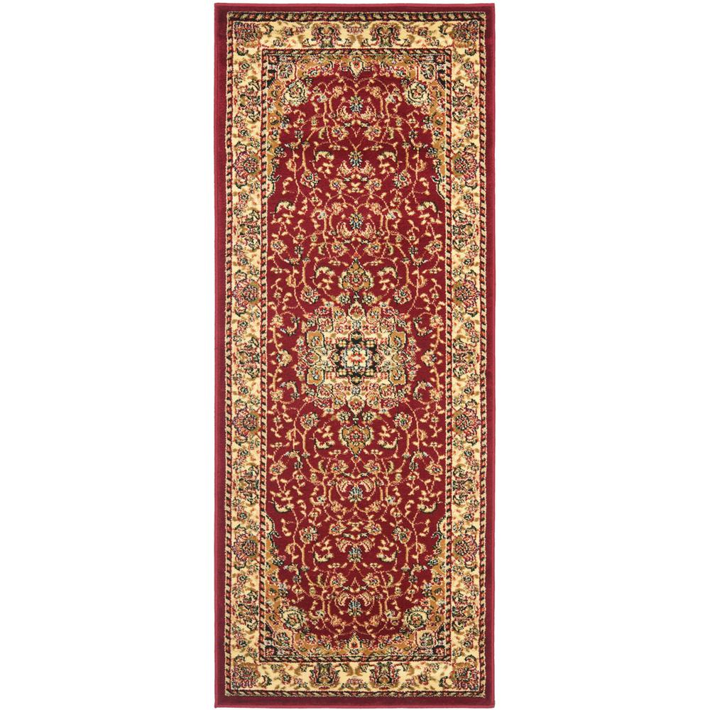 LYNDHURST, RED / IVORY, 2'-3" X 6', Area Rug, LNH329C-26. Picture 1