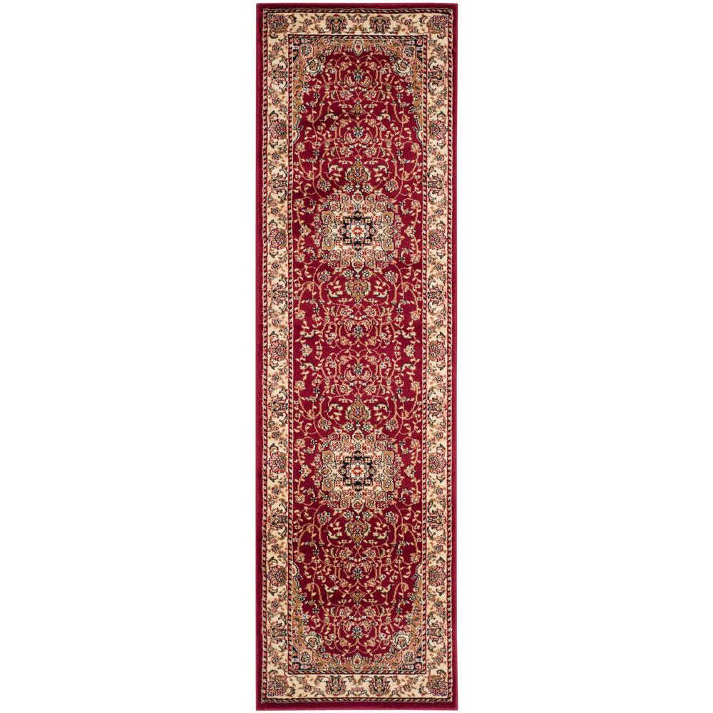 LYNDHURST, RED / IVORY, 2'-3" X 8', Area Rug, LNH329C-28. Picture 1