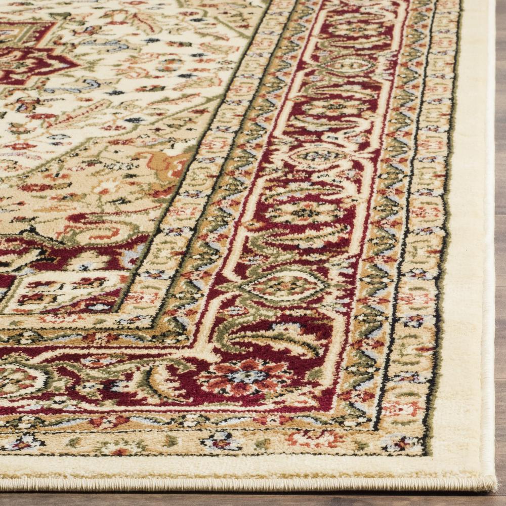 LYNDHURST, IVORY / RED, 10' X 14', Area Rug. Picture 1