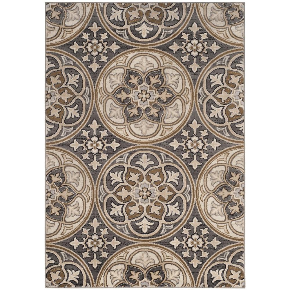 LYNDHURST, LIGHT GREY / BEIGE, 2'-3" X 6', Area Rug. The main picture.