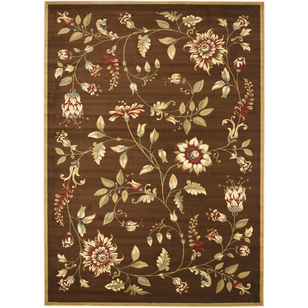LYNDHURST, BROWN / MULTI, 8' X 11', Area Rug, LNH552-2591-8. Picture 1