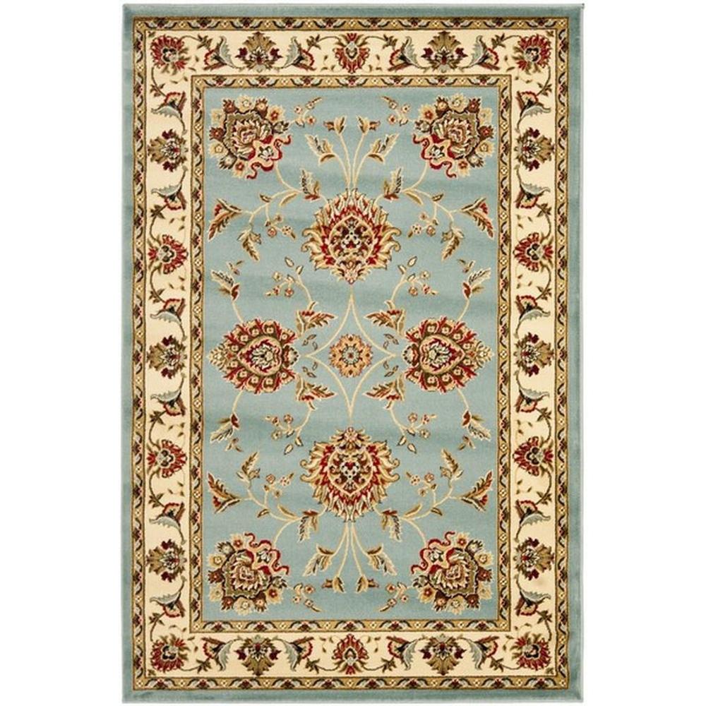 LYNDHURST, BLUE / IVORY, 3'-3" X 5'-3", Area Rug, LNH555-6512-3. Picture 1