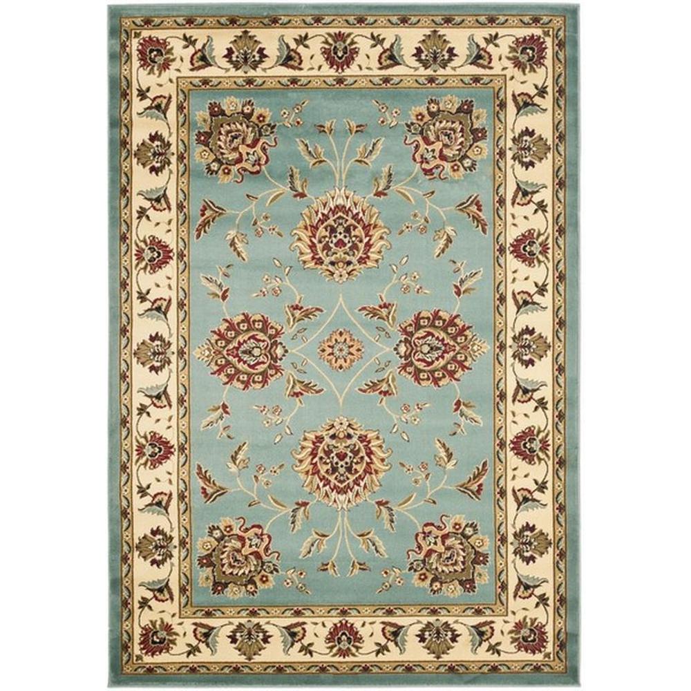 LYNDHURST, BLUE / IVORY, 5'-3" X 7'-6", Area Rug, LNH555-6512-5. Picture 1