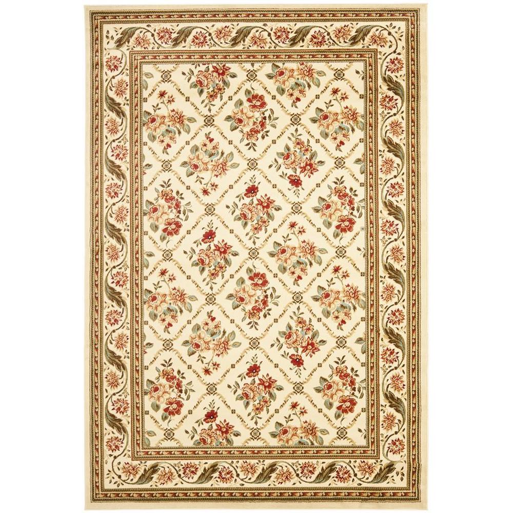 LYNDHURST, IVORY / IVORY, 5'-3" X 7'-6", Area Rug, LNH556-1212-5. Picture 1