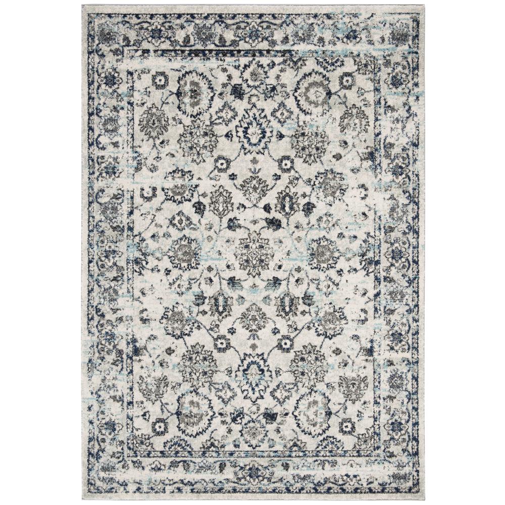 MADISON 900, LIGHT GREY / BLUE, 5'-3" X 7'-6", Area Rug, MAD923F-5. Picture 1