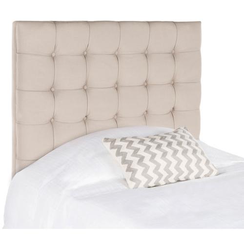 LAMAR TAUPE TUFTED HEADBOARD, MCR4020A. Picture 1