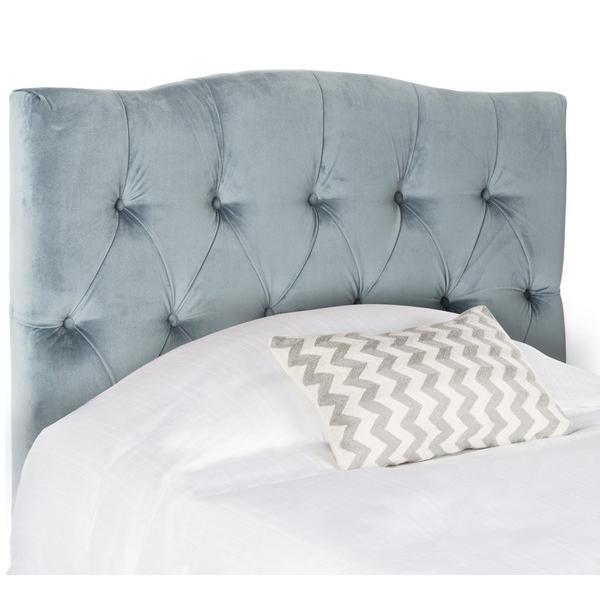 AXEL WEDGEWOOD BLUE TUFTED HEADBOARD, MCR4028A. Picture 1