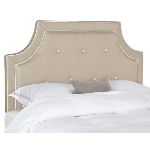 TALLULAH LIGHT OYSTER ARCHED TUFTED HEADBOARD, MCR4045B-K. Picture 1
